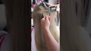 viralvideo 6D hair extension machine  leaves no trace pleasesubscribe [upl. by Natal]