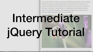 jQuery Variables Functions and Conditional Logic Tutorial [upl. by Kacey]