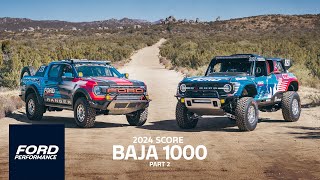 SCORE BAJA 1000  BRONCO DR amp RANGER RAPTOR  FORD PERFORMANCE  PART 2 [upl. by Arvin]