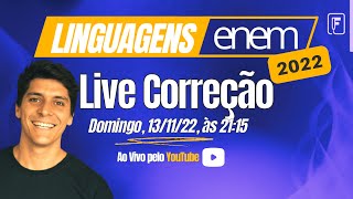 ENEM 2022  Correção Ao Vivo de LINGUAGENS domingo 21h15 [upl. by Caiaphas]