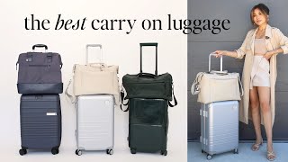 Best Carry On Suitcase amp Travel Bags 2023 ✈️  Monos BEIS Travel Luggage Review  Miss Louie [upl. by Suoicserp489]