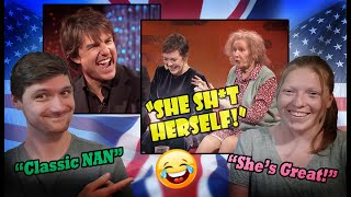 Americans React to quotNanquot on the Graham Norton Show [upl. by Eedebez]