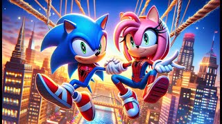 SONIC amp AMY Turn Into Spider RESCUE ALL MY FRIENDS Funny Story  Sonic The Hedgehog 3 Animation [upl. by Relluf983]