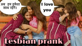 Lesbian Prank On Janvi Sharma  Gone Real Lip Kissing  khushi ka jalwa [upl. by Adelina]