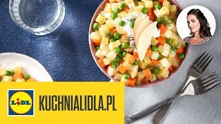 WEGAŃSKA SAŁATKA JARZYNOWA 🍲  Kinga Paruzel amp Kuchnia Lidla [upl. by Efinnej]