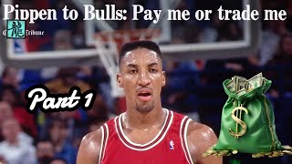 Scottie Pippen vs The Bulls Organization Beef Part 1 [upl. by Enidanreb]