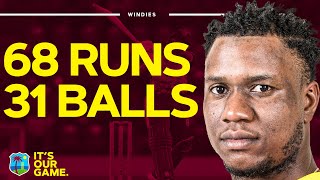 💥 Sensational Innings  Evin Lewis POWER Lights Up West Indies Batting Chase 🔥 [upl. by Ajaj]