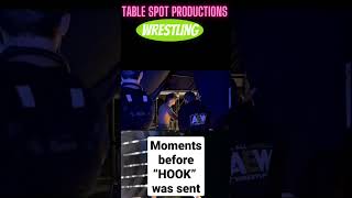 HOOK backstage Footage before his entrance on AEW RAMPAGE aew aewrampage hook [upl. by Trisa]