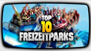 TOP 10  Freizeitparks in Deutschland [upl. by Nobile]