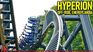 Hyperion Energylandia Roller Coaster OffRide NoCopyright [upl. by Greyson]