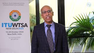 ITU INTERVIEWS Ritu Ranjan Mittar WTSA24 Chair Designate and Chair of ITUT Study Group 11 [upl. by Atazroglam]