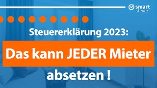 DAS kann JEDER Mieter absetzen Haushaltsnahe Dienstleistungen Steuererklärung 2023 [upl. by Asirret]