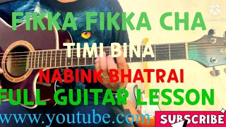 Nabin k bhattarai fika fika cha Guitar lessonkripa unpluggedits my show [upl. by Nnybor]