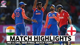 India vs England T20 World Cup Match Highlights  T20 World Cup 2024  IND vs ENG Highlights 2024 [upl. by Assillim]