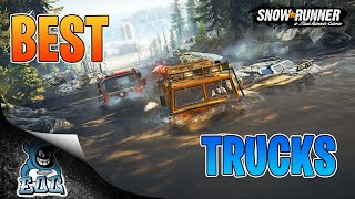 Snowrunner Best Trucks With Or Without DLCs [upl. by Eleik168]