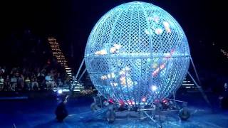 Ringling Brothers and Barnum amp Bailey Circus  Motorcycle Cage  7 Bikes at once Unreal [upl. by Ahsena212]