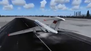 Aeroflot Flight 6502  Crash Animation [upl. by Tom]