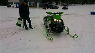 TD super quiet vs TD stock modified sound compare in snow For Sidewinder ZR9000 Thundercat [upl. by Yvan778]