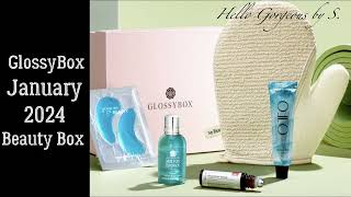 Spoilers GlossyBox Beauty Box January 2024 FullReveal [upl. by Deedahs]