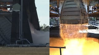 SLS RS25 Engine Test 13 February 2019 [upl. by Nelg]