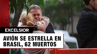 ¿Qué sabemos del avión que se estrelló con 62 pasajeros y enlutó Brasil [upl. by Porter]