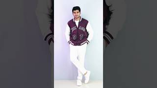 ✅80s Outfit Varsity jacket Outfit for men varsityjacket [upl. by Arela]