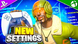 NEW BEST Controller SETTINGS  Sensitivity in Chapter 6 Fortnite Tutorial [upl. by Navonoj]