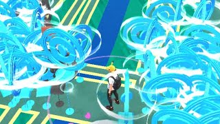 Massive Pokestop Cluster Pokemon go [upl. by Amend]