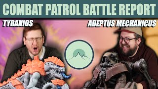 Tyranids vs Adeptus Mechanicus Warhammer 40k Combat Patrol Battle Report [upl. by Malachy]