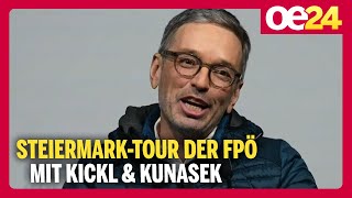 SteiermarkTour der FPÖ mit Kickl amp Kunasek [upl. by Lisabeth]