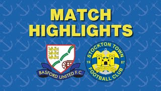 HIGHLIGHTS  Basford United 21 Stockton Town [upl. by Jessa]