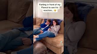 Fart pranking your man 101 tiktok tiktokviral shortsfeed [upl. by Erbua734]