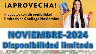 DISPONIBILIDAD LIMITADA NOVIEMBRE2024 [upl. by Miriam298]