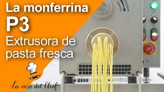 Demostración de la Máquina de Pasta La Monferrina P3 Producción de Pasta Fresca Profesional [upl. by Blackman]