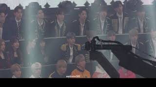 171231 BTS wannaone redvelvet reaction to Winner MBC2017 [upl. by Rawde]