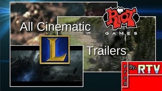 All Cinematic Trailers League of Legends [upl. by Pugh756]