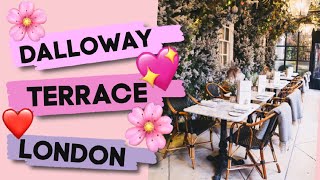 Dalloway Terrace London  Alpine Inspired Afternoon Tea Venue ONE MINUTE VID [upl. by Gerson]