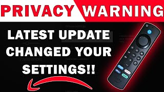 🔥 FIRESTICK PRIVACY SETTINGS TO TURN OFF AGAIN  NEW  AUGUST 2023 🔥 [upl. by Charmian]