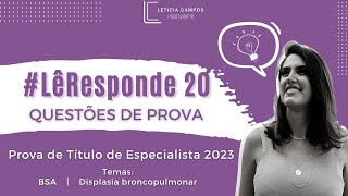 LêResponde 20 questões da Prova de Título de Especialista em Fisioterapia 2023 [upl. by Lovmilla113]