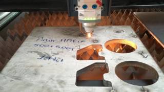 GOLDPRINT Fiber Laser 20 mm Stainless Steel 6 kW Cutting Demonstration [upl. by Nnayt]