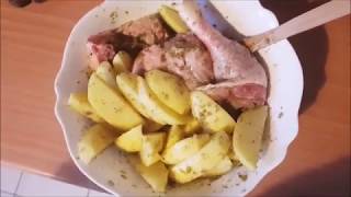 COMMENT FAIRE DU POULET ET SES POMMES DE TERRE AU FOUR🍛🍜BARATISTALOVELY [upl. by Lerner]