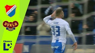 Chance Liga Highlights FC Baník Ostrava vs FK Dukla Praha 60 15 kolo [upl. by Nowd]