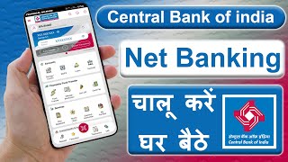 Central Bank Net Banking Kaise Chalu Kare  Central Bank of india Net Banking [upl. by Ilera]