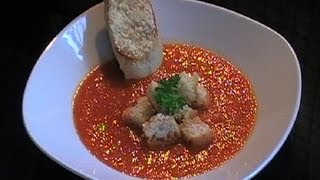 Tomatensuppe mit Käsecroutons [upl. by Lebasi303]