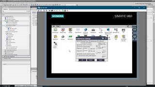 TIA Portal SmrtServer Comfort panel control via smart server [upl. by Itisahc233]