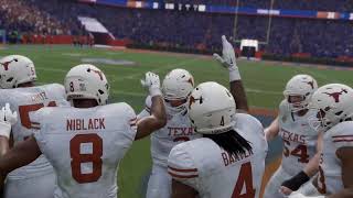 Sophomore Florida Gator RTG CB1 vs Texas Live Play through College Football 25 [upl. by Novaelc]