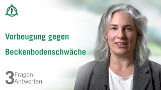 Vorbeugung gegen Beckenbodenschwäche 3 Fragen 3 Antworten  Asklepios [upl. by Ajup]