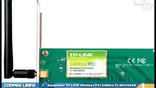 Adaptador TPLINK Wireless PCI 54MbpsTLWN350GD [upl. by Tybalt456]