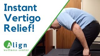 Easy Exercise To Combat Vertigo — Dizziness Relief [upl. by Kalman]