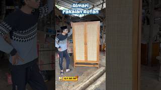 Lemari Pakaian Minimalis Rotan Dua Pintu lemaripakaian tokoindofurniture [upl. by O'Shee]